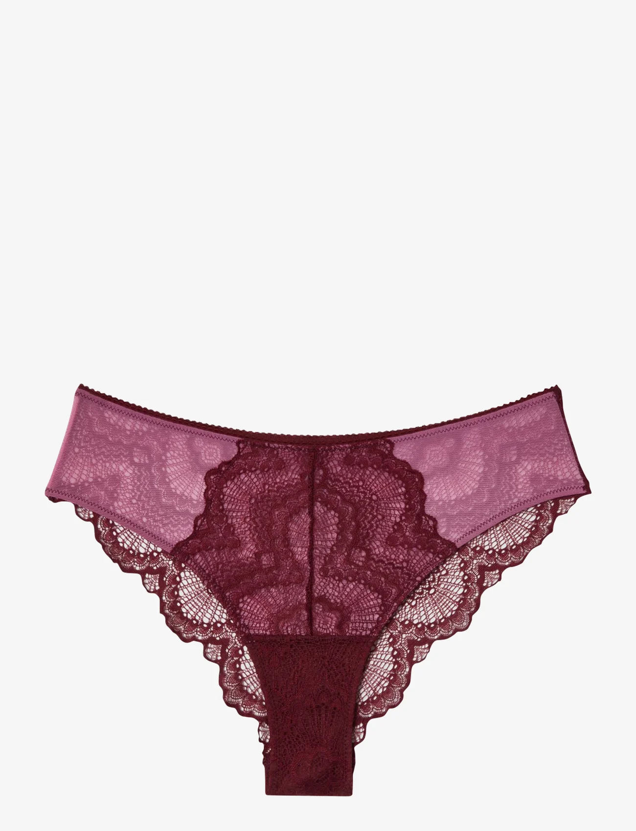 Understatement Underwear - Lace Cheeky - lägsta priserna - burgundy/candy pink - 0