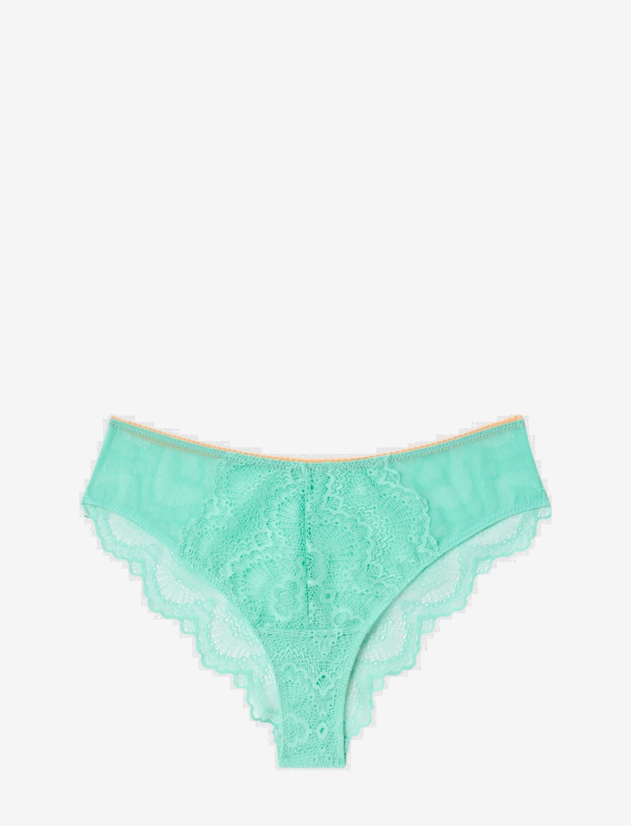 Understatement Underwear - Lace Cheeky - turquoise/peach - 0