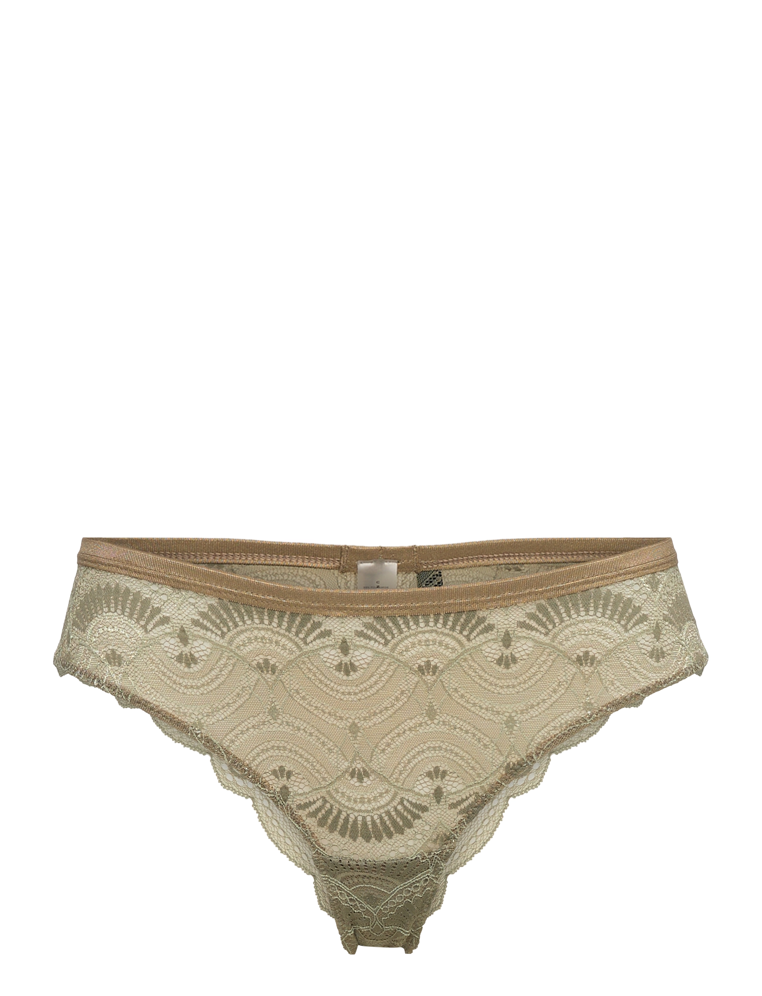 Understatement Underwear - Margareth Lace Cheeky - faded sage - 1