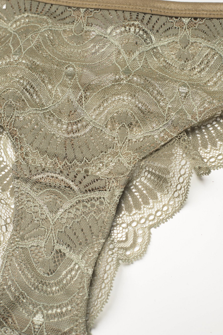 Understatement Underwear - Margareth Lace Cheeky - faded sage - 3