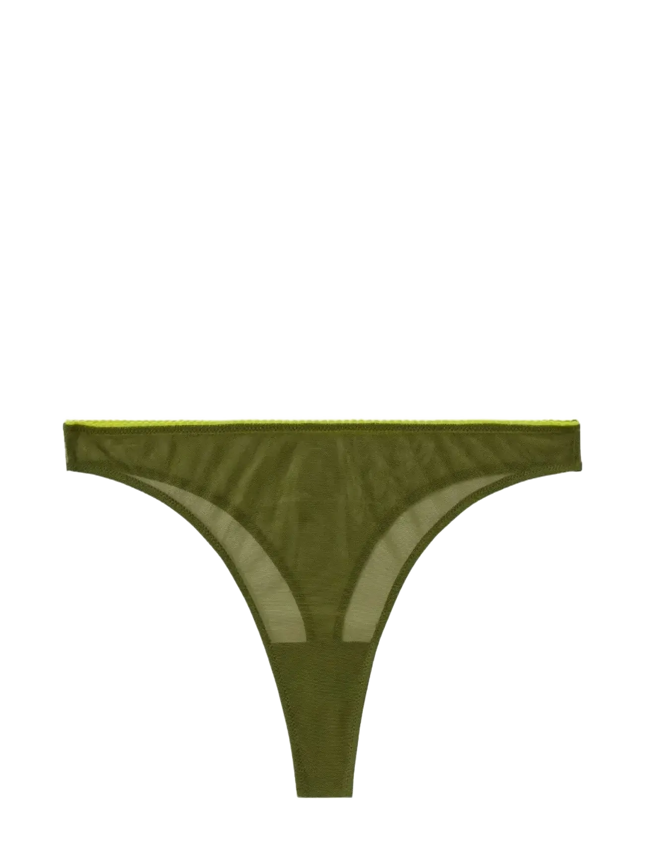 UNDERSTATEMENT Unterwäsche Mesh Stringtanga Grün - S - Damen