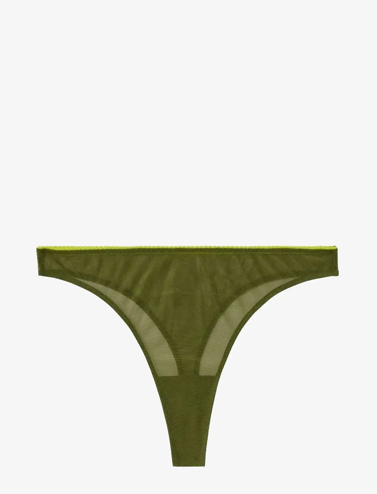 Understatement Underwear - Mesh Thong - kingitused alla 30€ - olive - 0