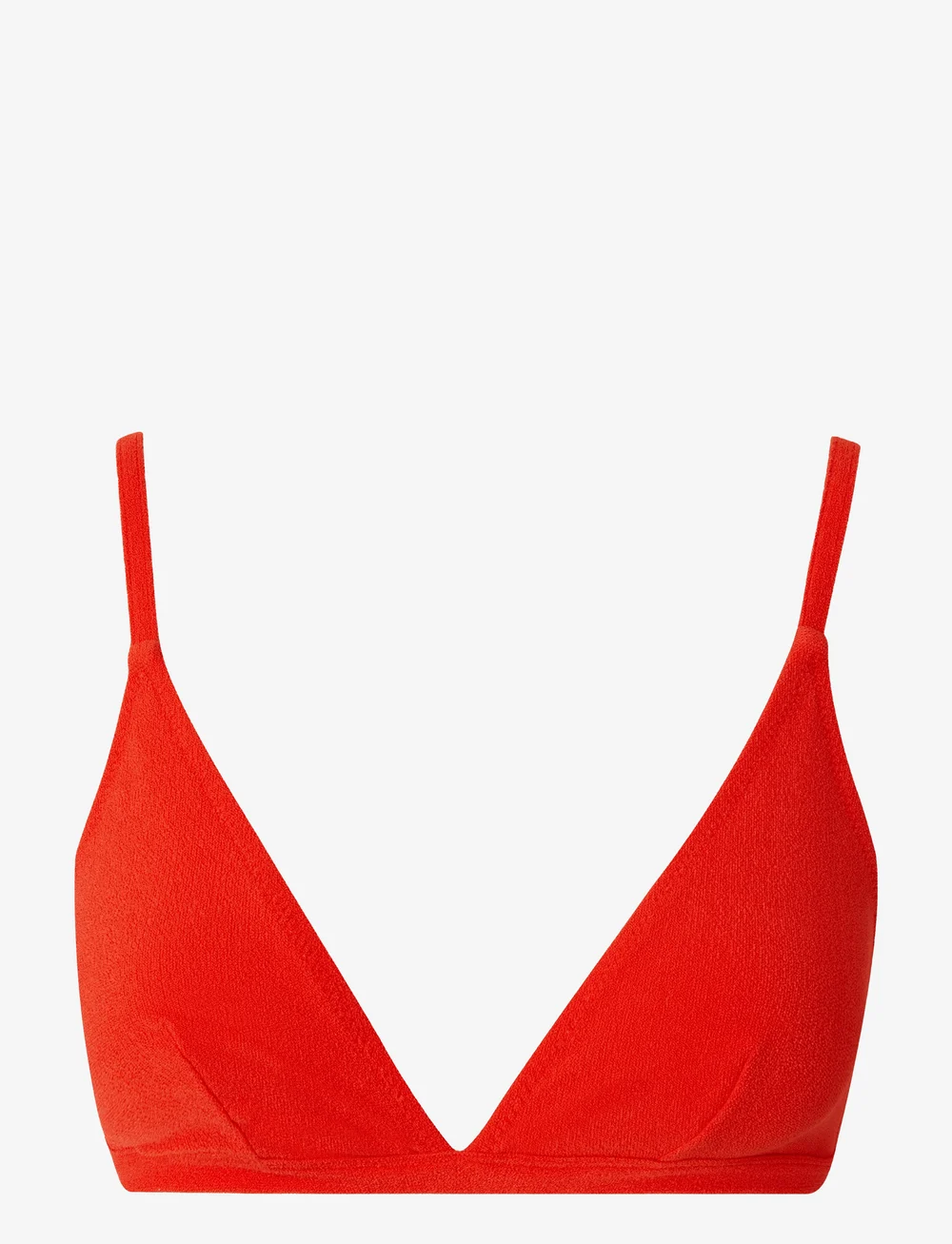 Understatement Underwear - Triangle Bikini Top - triangelformad bikinis - papaya - 0