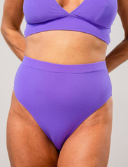 Understatement Underwear - Purple Rain Highwaist Bikini Briefs - high waist bikini bottoms - lavender - 2