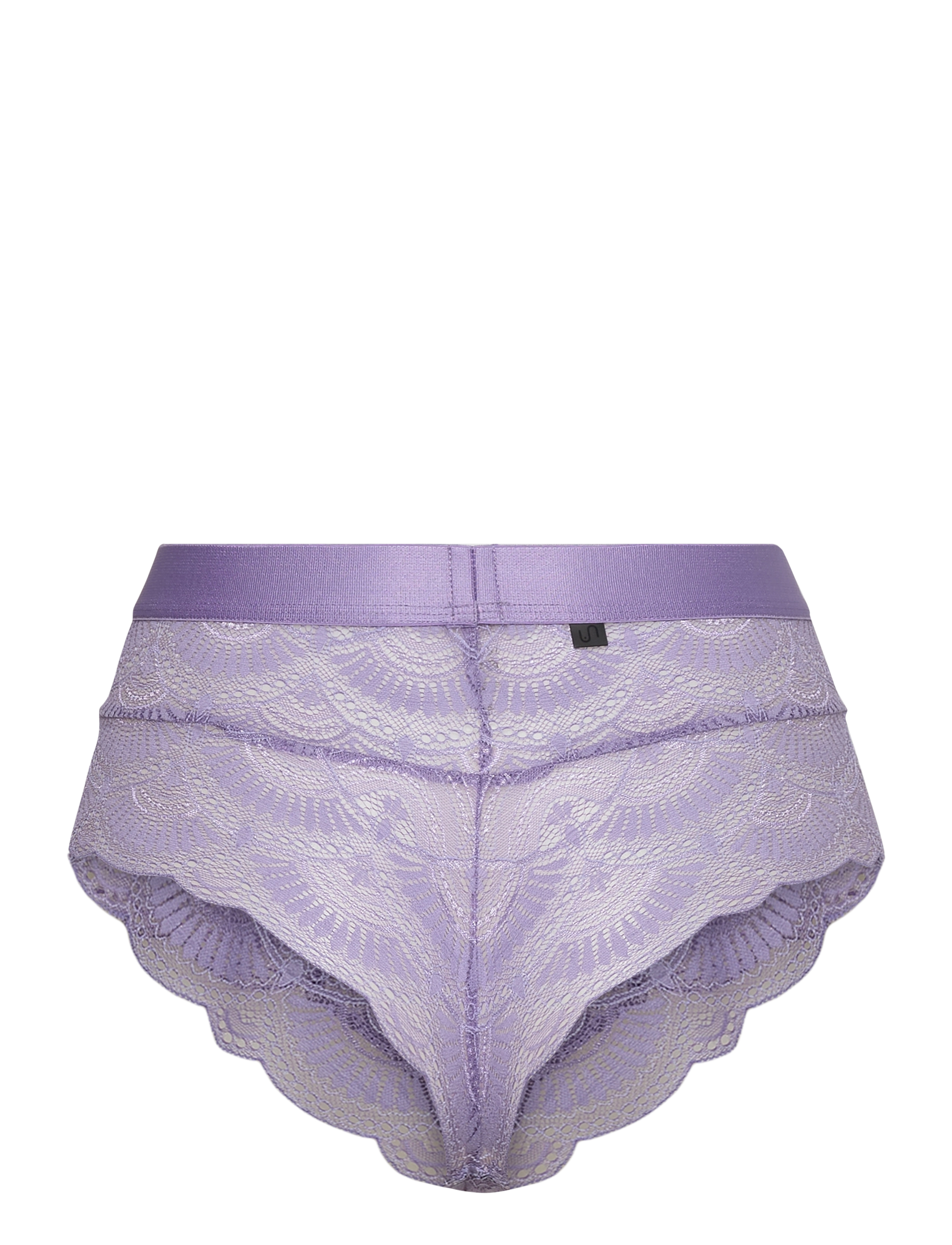 Understatement Underwear - Purple Rain Lace Highwaist String 001 - lavender - 1
