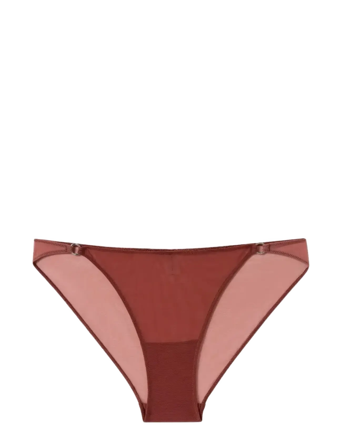 UNDERSTATEMENT Unterwäsche Mesh Tanga Briefs Rot - XL - Damen