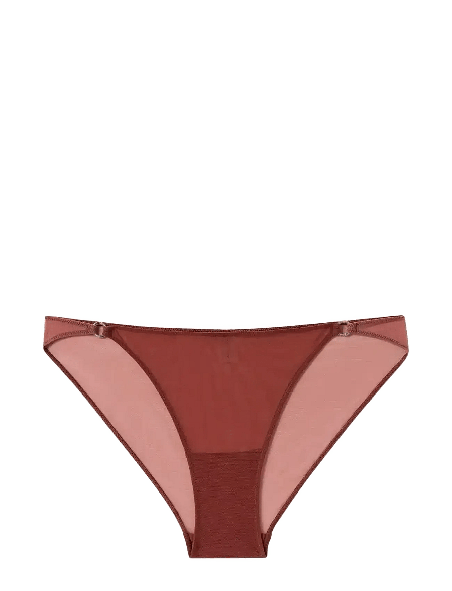 Understatement Underwear - Mesh Tanga Briefs - briefs - rust - 1