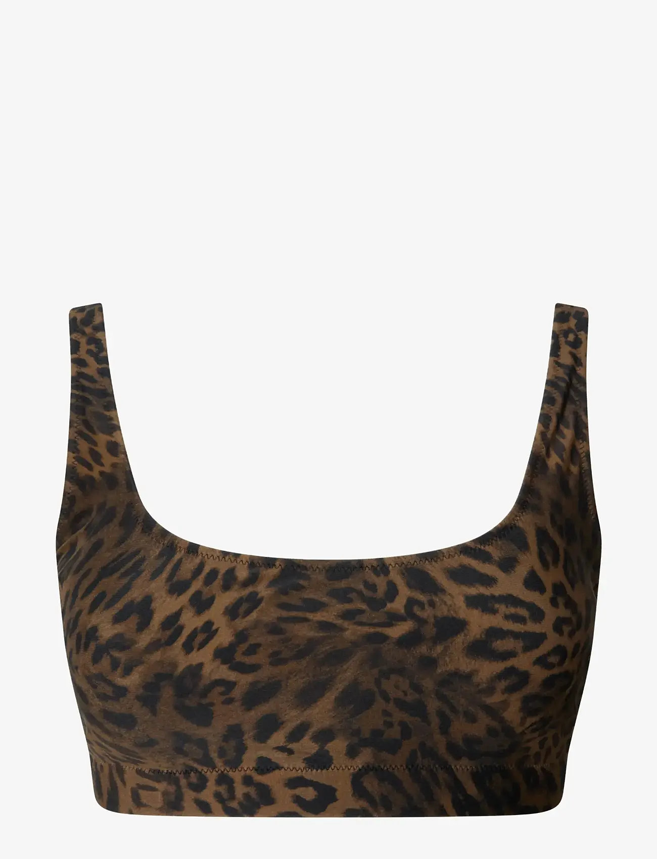 Understatement Underwear - Scoop Adjustable Bikini Top - paelast bikiinide ülaosad - dark leopard - 1