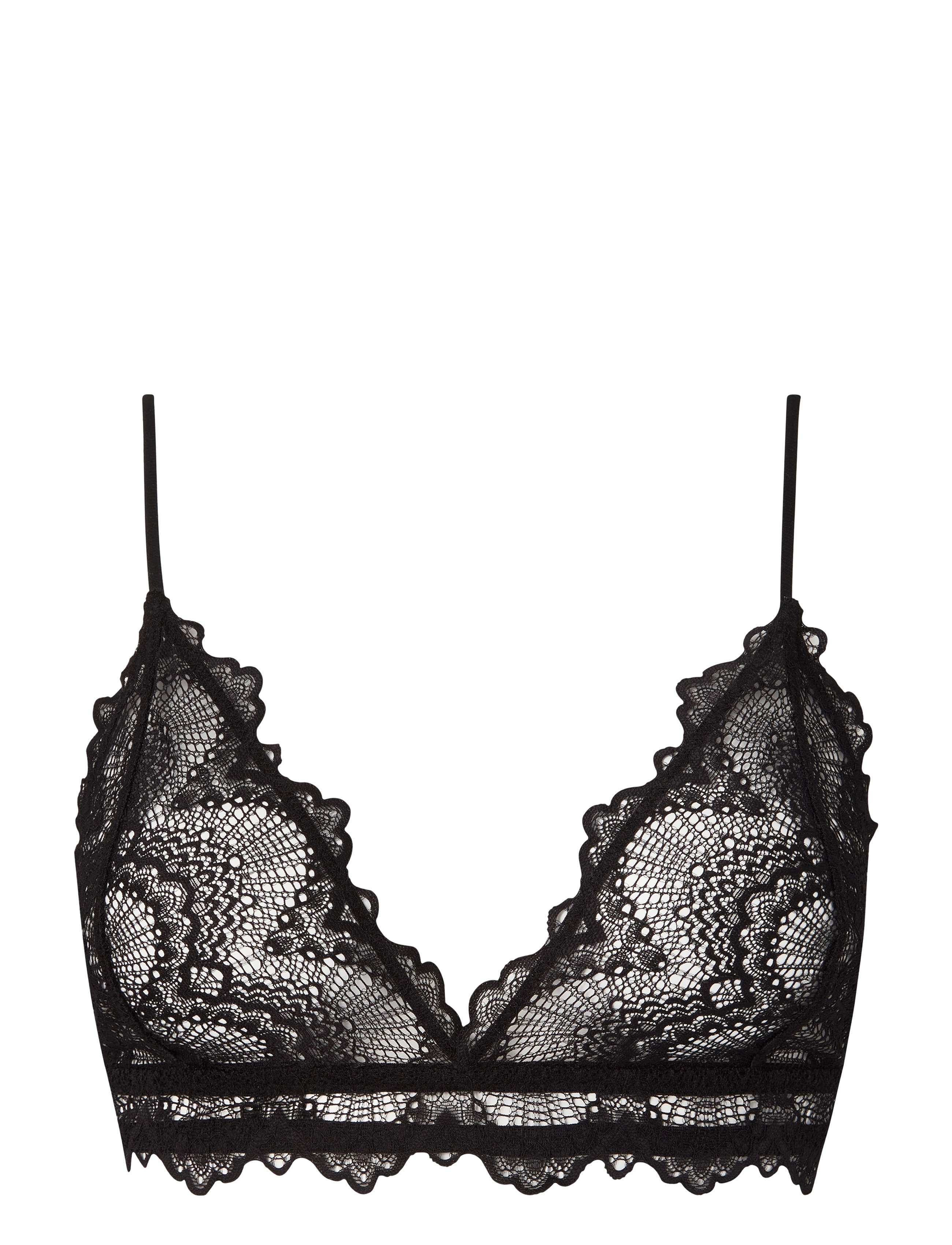 Understatement Underwear Saboteur Lace Bralette - Undertøj - BLACK / black