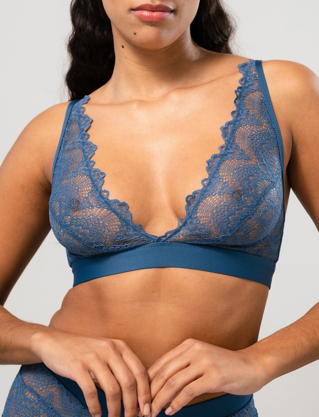 Blue bralet deals