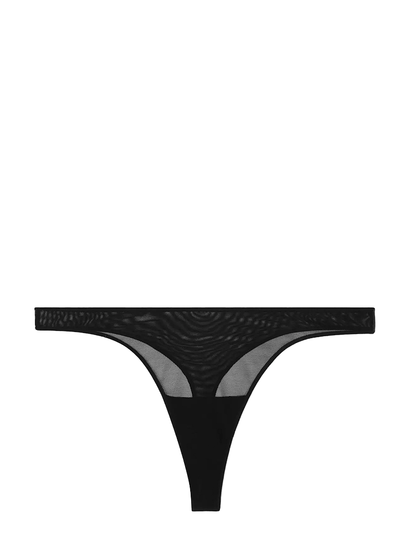 Understatement Underwear - Mesh Thong - string - black - 2