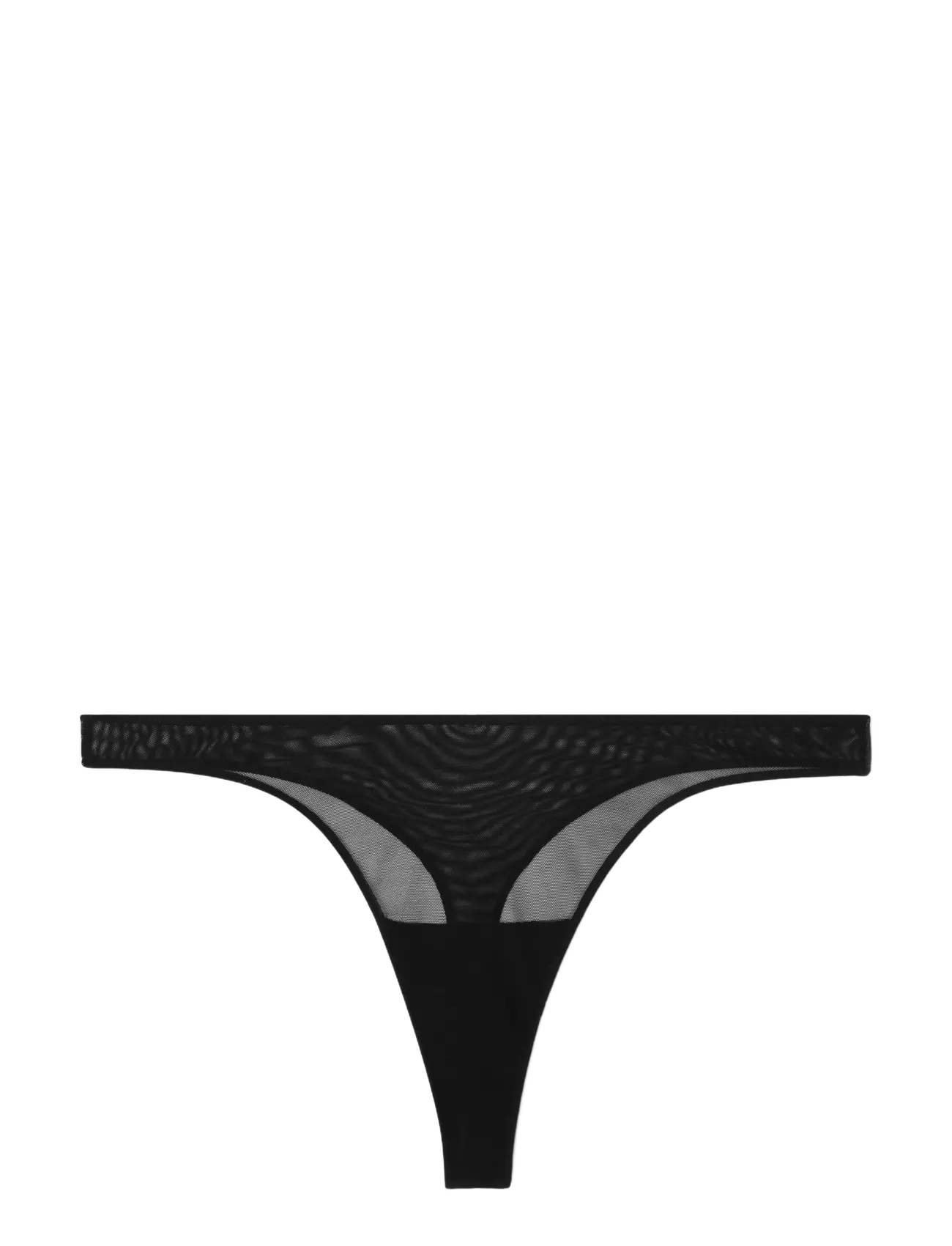 Understatement Underwear - Mesh Thong - laagste prijzen - black - 2