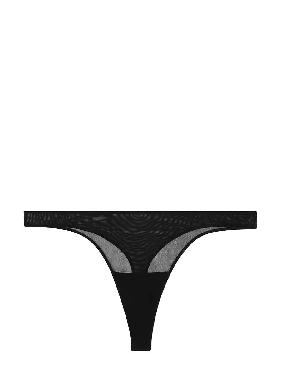 Understatement Underwear - Mesh Thong - tangas - black - 2