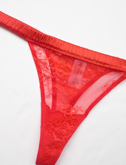 Understatement Underwear - Lace Satin Thong - alhaisimmat hinnat - fiery red - 5