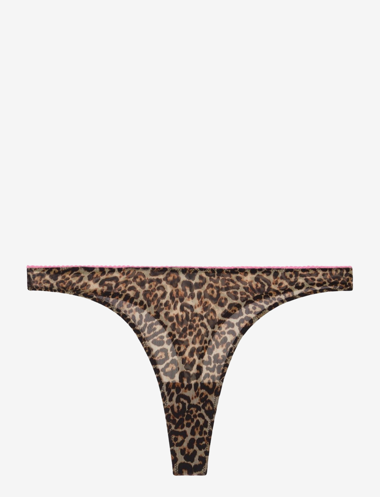 Understatement Underwear - Mesh Thong - kingitused alla 50€ - leopard/candy pink - 0