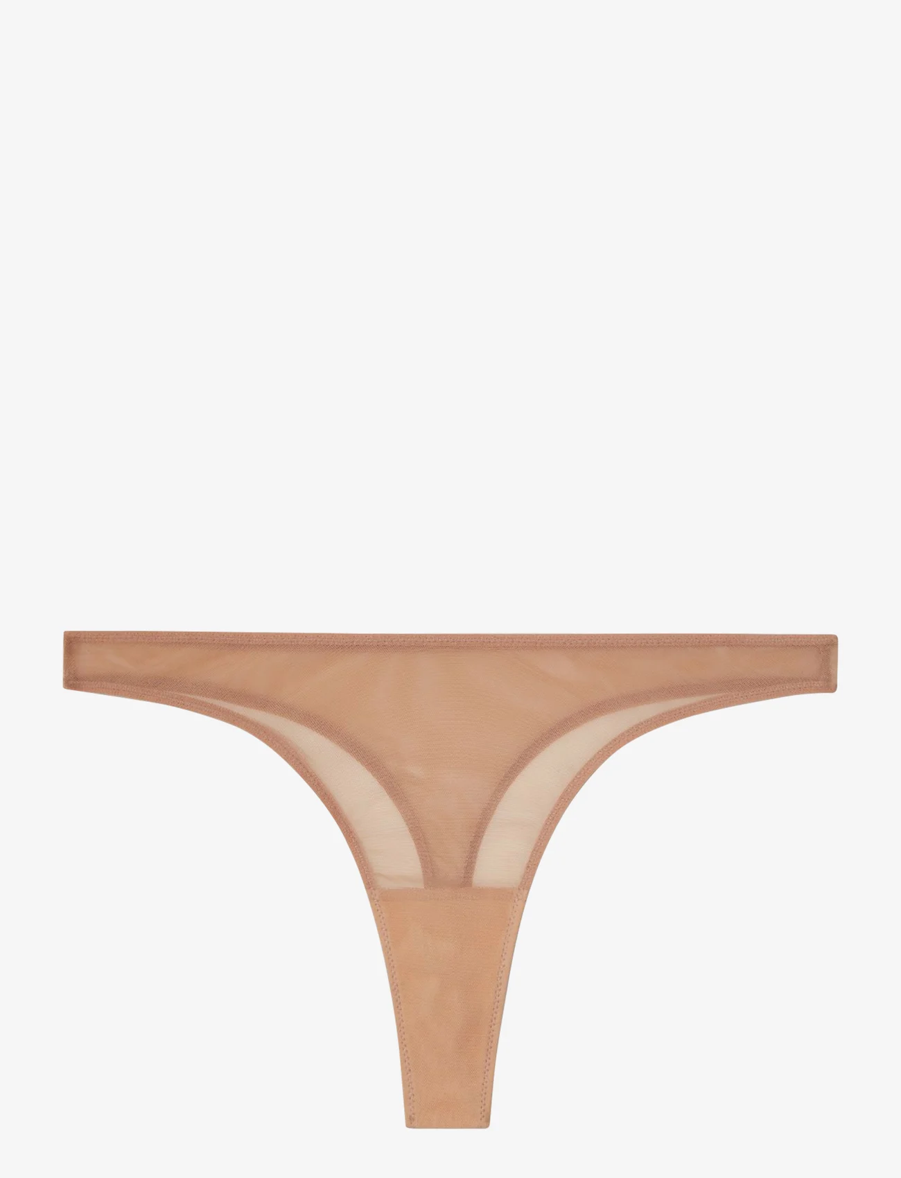 Understatement Underwear - Lace Satin Thong - alhaisimmat hinnat - sand - 0