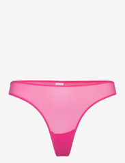 Understatement Underwear - Lace Satin Thong - lowest prices - shock pink - 0