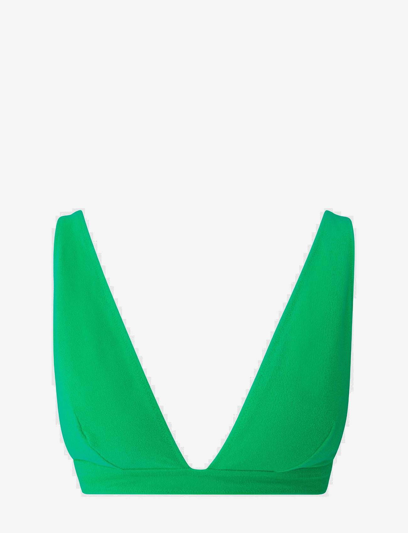 Understatement Underwear - Plunge Bikini Top - trekantsbikinier - kelly green - 1