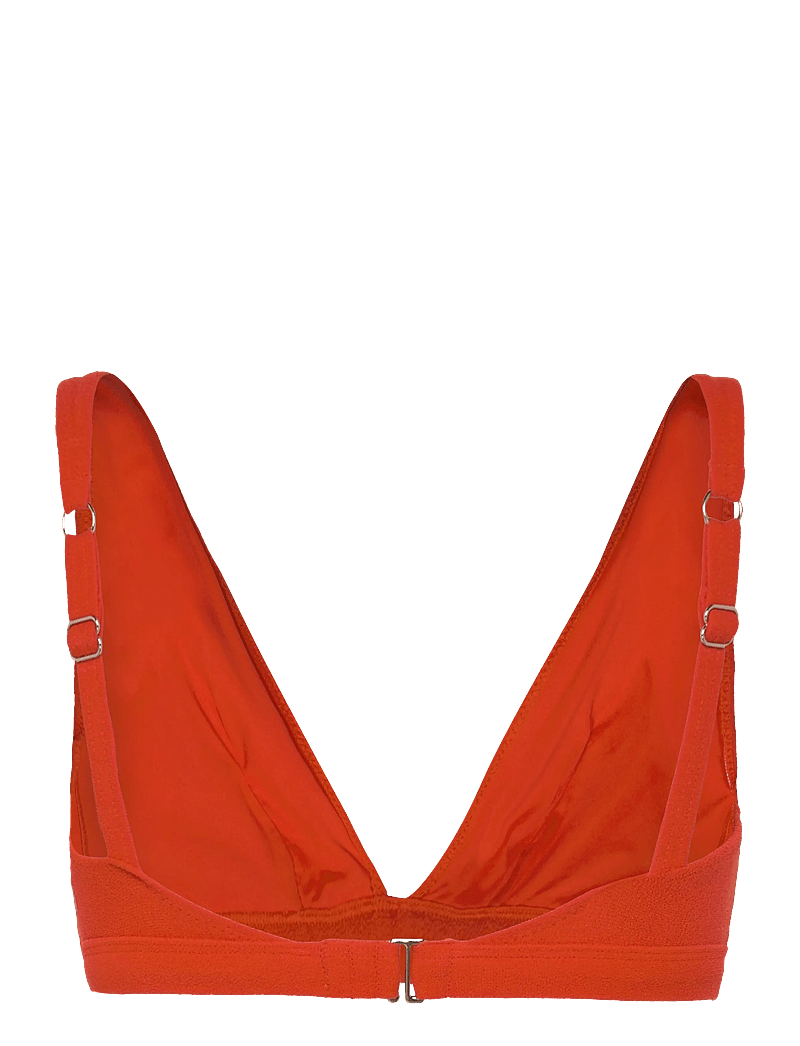 Understatement Underwear - Plunge Bikini Top - triangelformad bikinis - papaya - 1