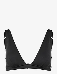 Understatement Underwear - Plunge Bikini Top - kolmnurksed bikiinide ülaosad - shiny black - 0