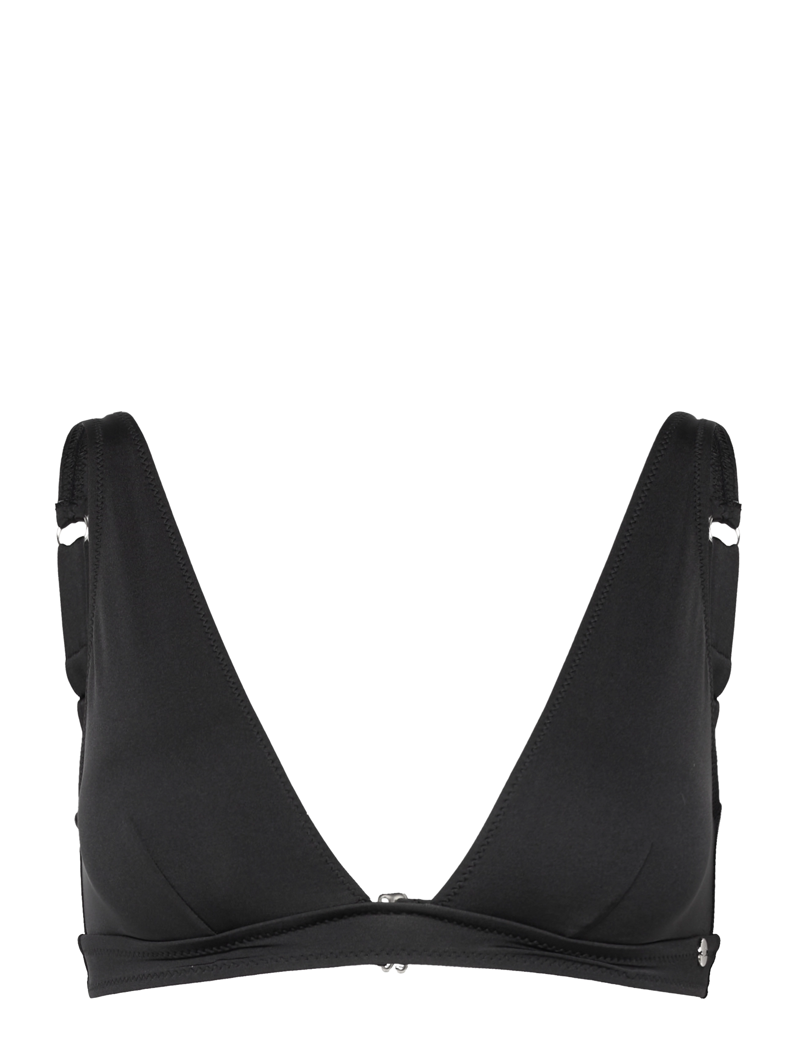 Understatement Underwear Plunge Bikini Top - Clothing - SHINY BLACK / black