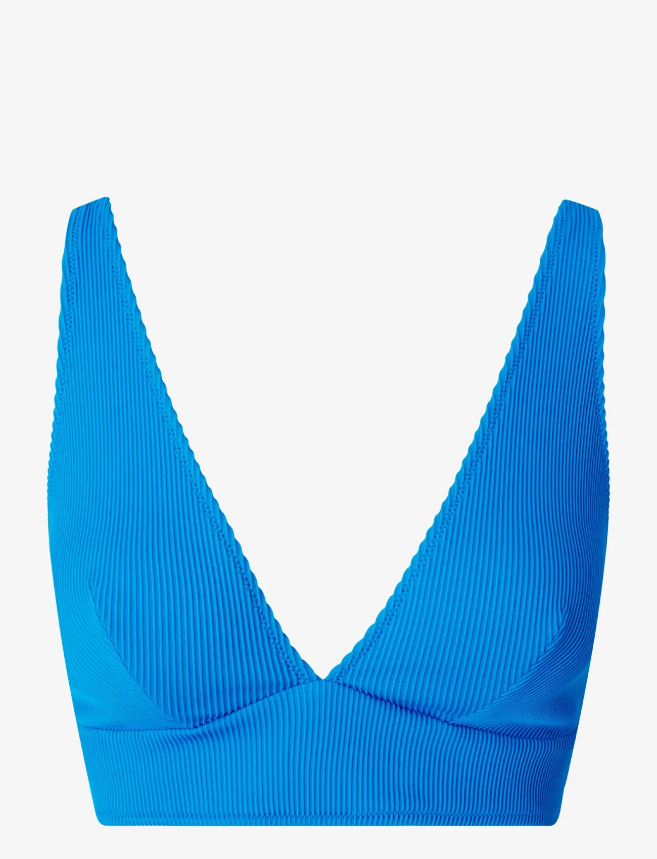 Understatement Underwear - Plunge Bikini Top - triangle bikinis - turquoise blue - 0