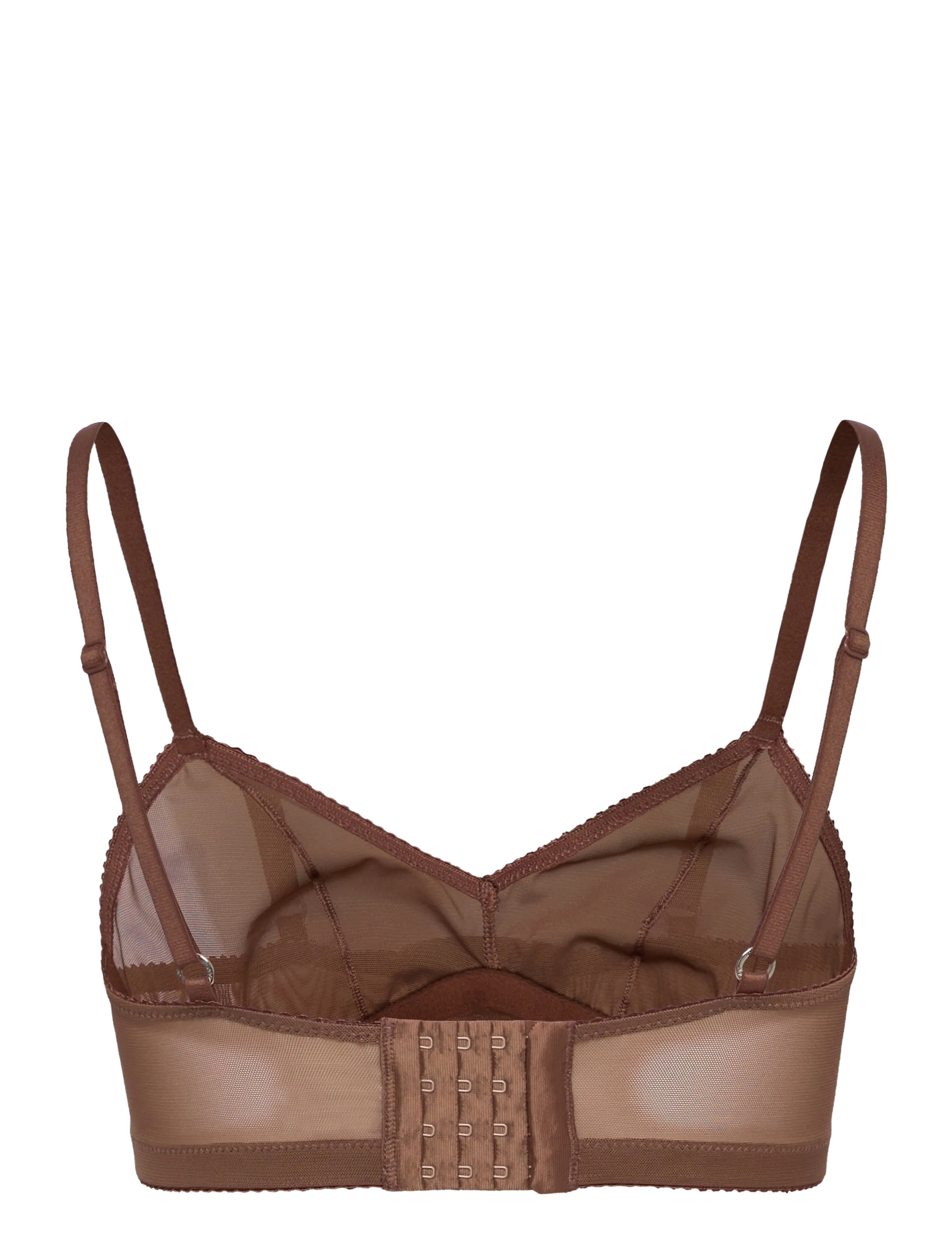 Understatement Underwear - Mesh Balconette - balconette-liivit - mocha - 2