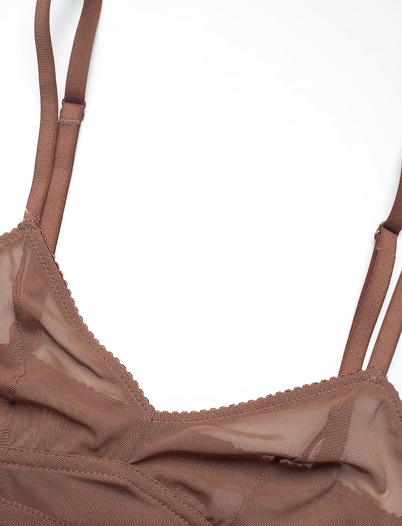 Understatement Underwear - Mesh Balconette - balconette bras - mocha - 5