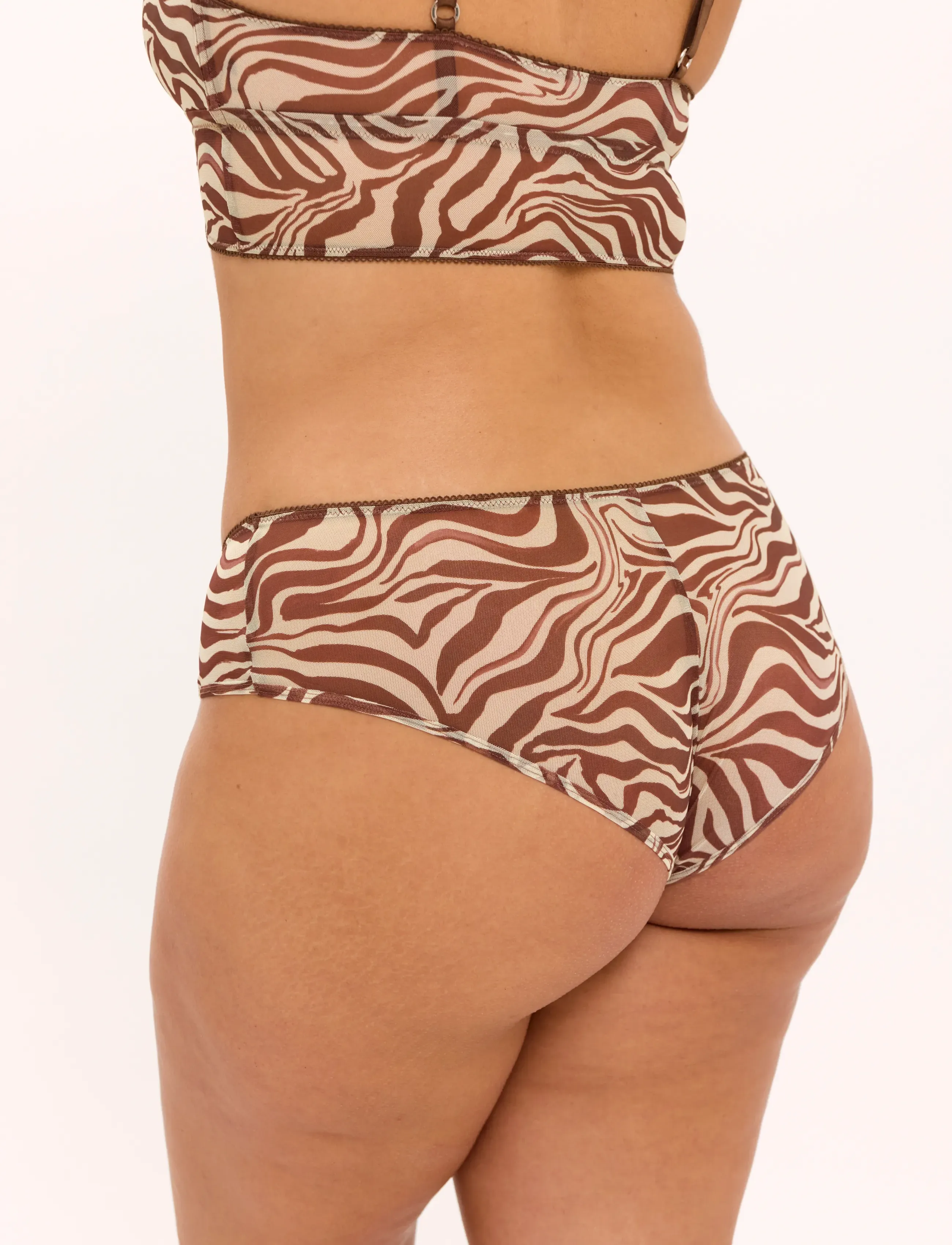 Understatement Underwear - Mesh Hipster - zebra - 3