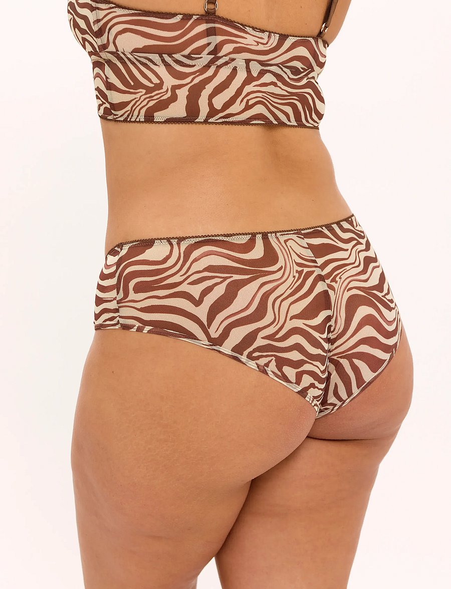 Understatement Underwear - Mesh Hipster - zebra - 3