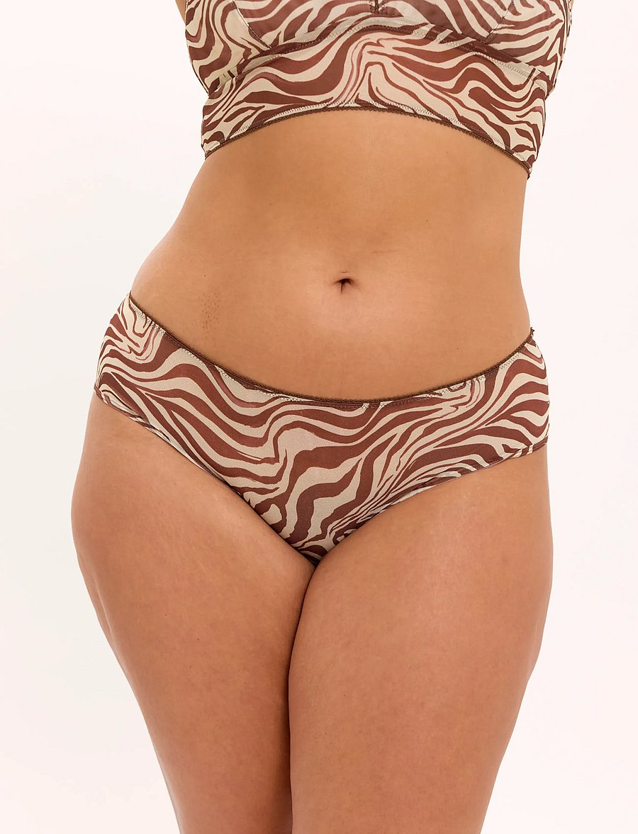 Understatement Underwear - Mesh Hipster - zebra - 4
