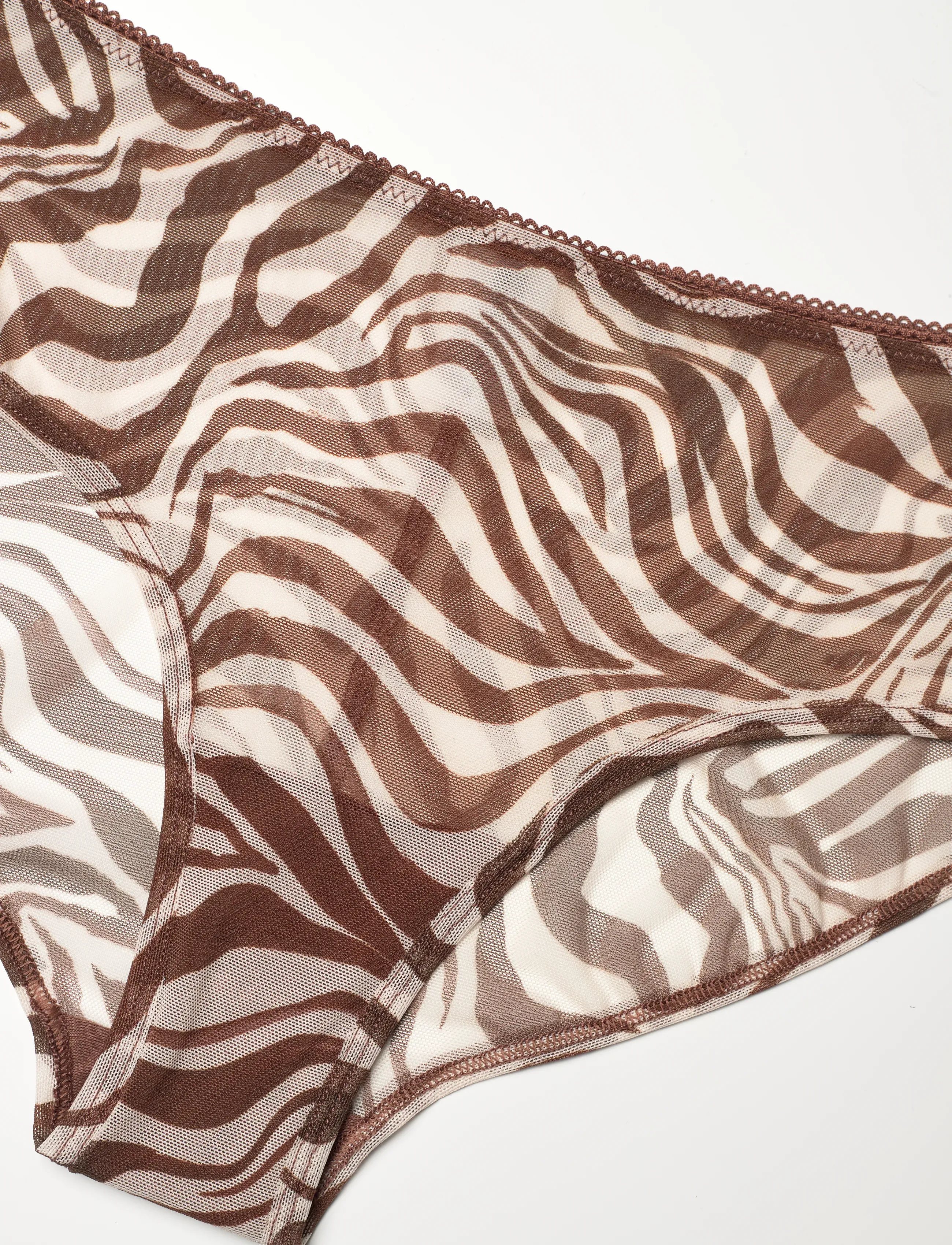 Understatement Underwear - Mesh Hipster - zebra - 5