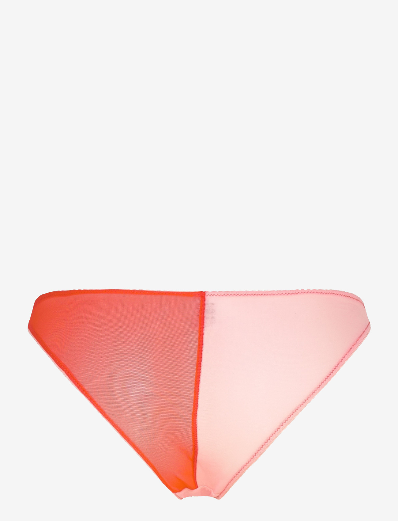 Understatement Underwear - Mesh Two-Tone Bikini Brief - püksikud - fiery red/peach rose - 2