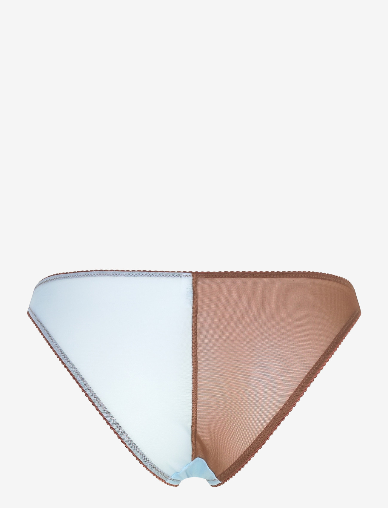 Understatement Underwear - Mesh Two-Tone Bikini Brief - modetrends - sky/mocha - 2