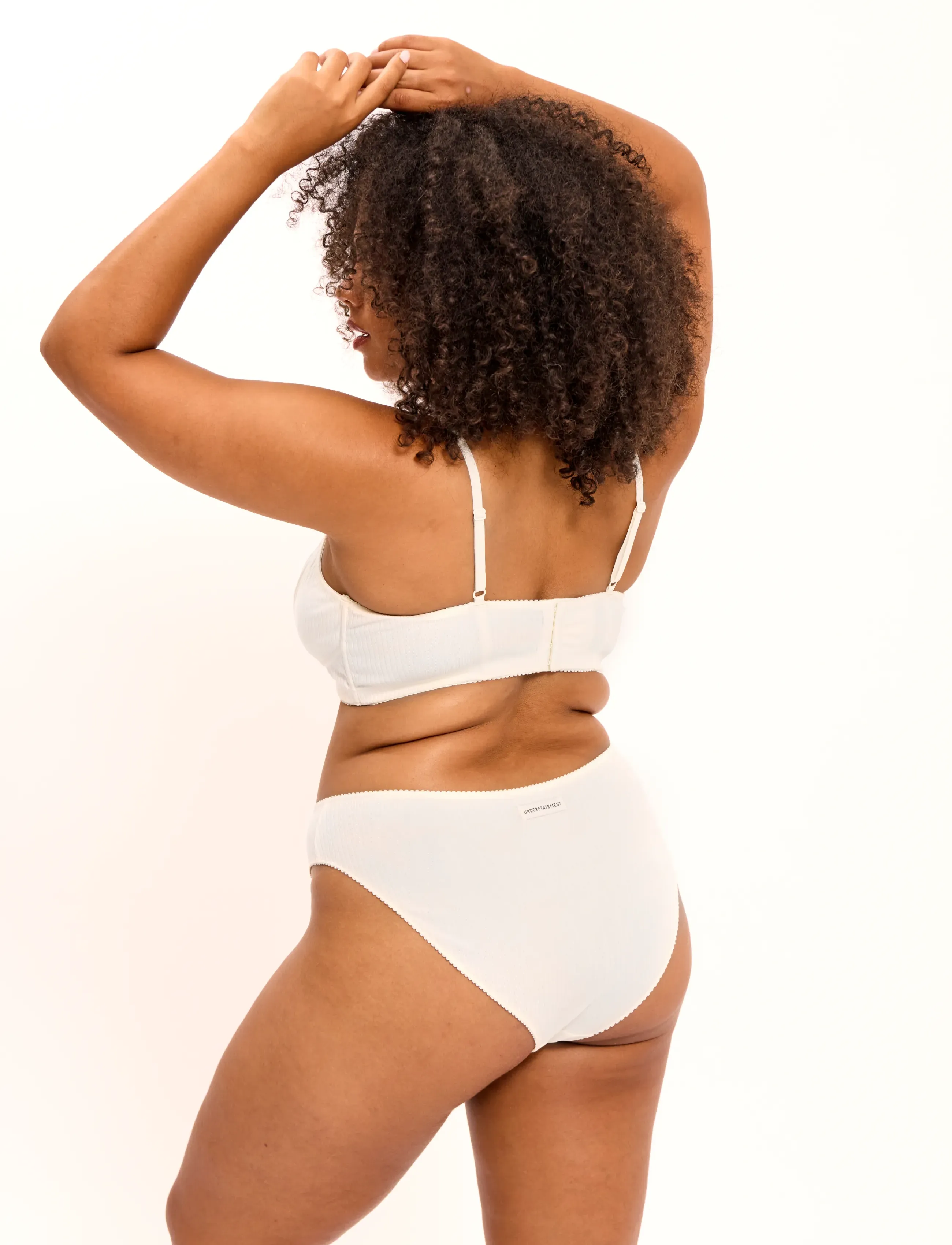 Understatement Underwear - Cotton Midi Brief - modetrends - cream - 3