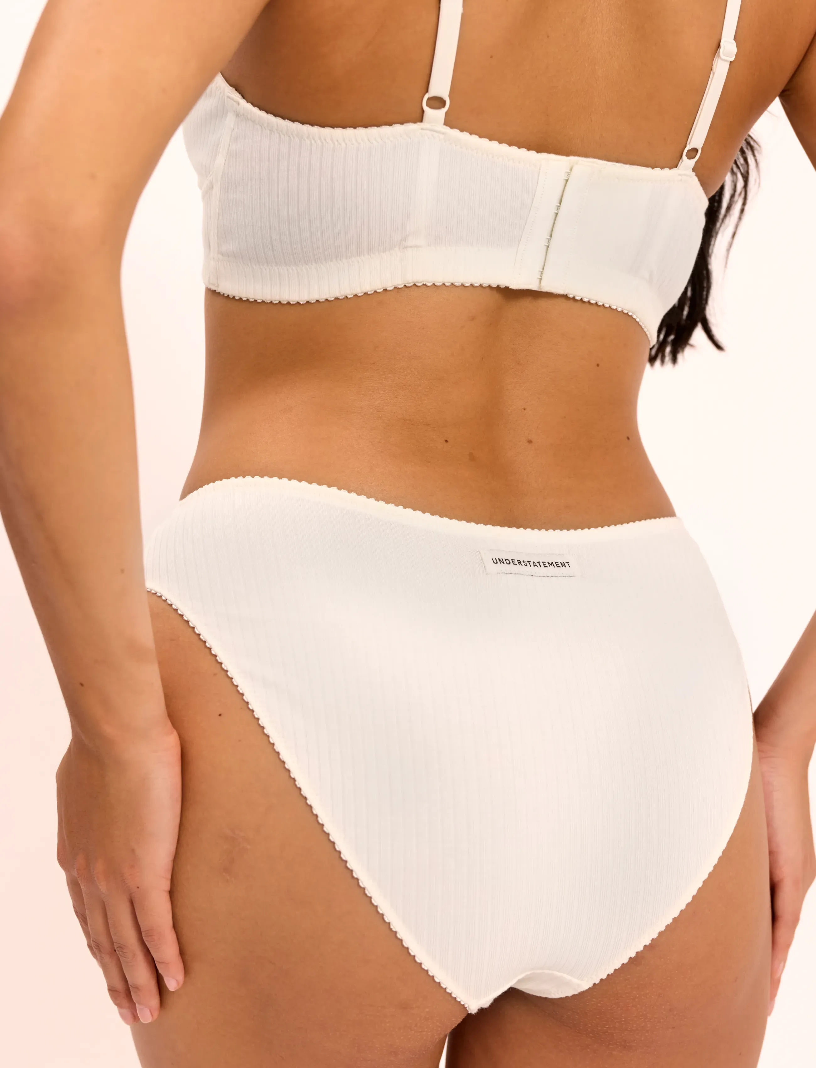 Understatement Underwear - Cotton Midi Brief - modetrends - cream - 4