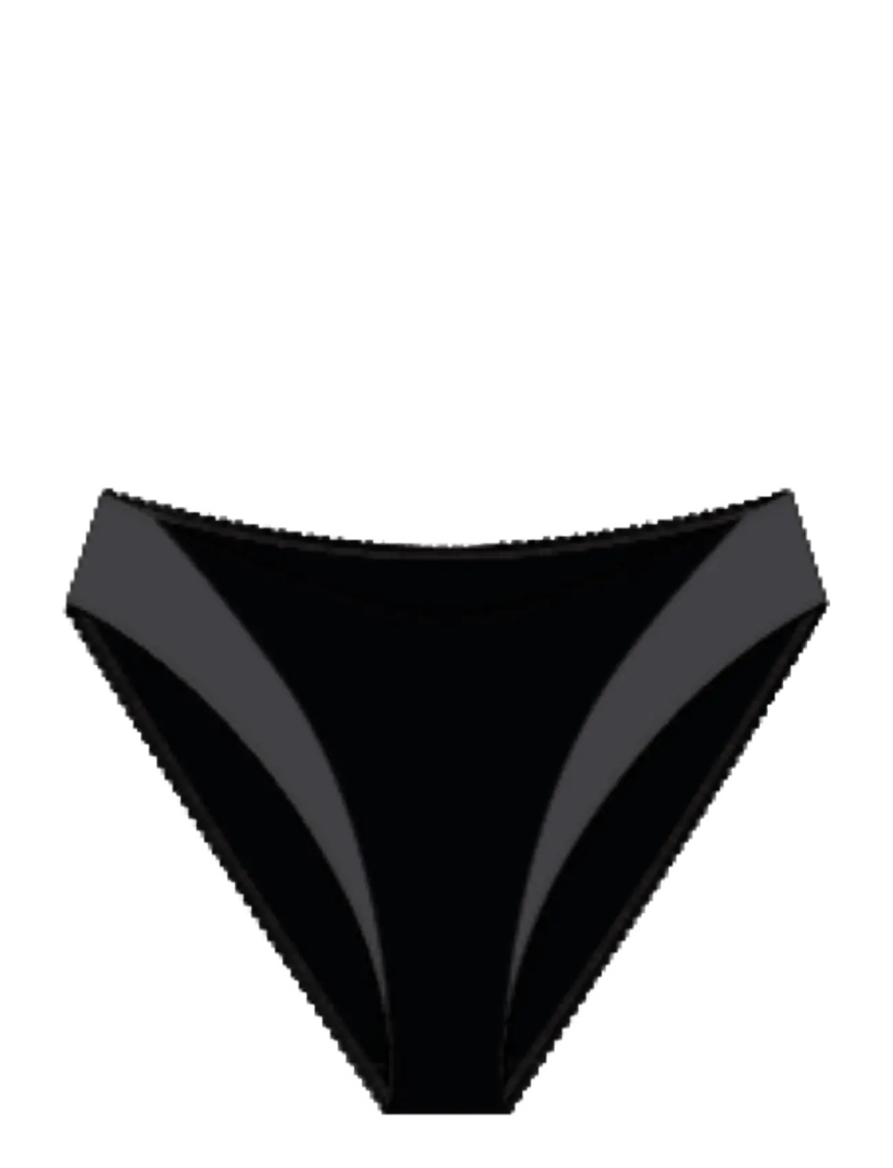 Understatement Underwear Opaque Mesh Midi Briefs - Nordischer Stil - BLACK / black