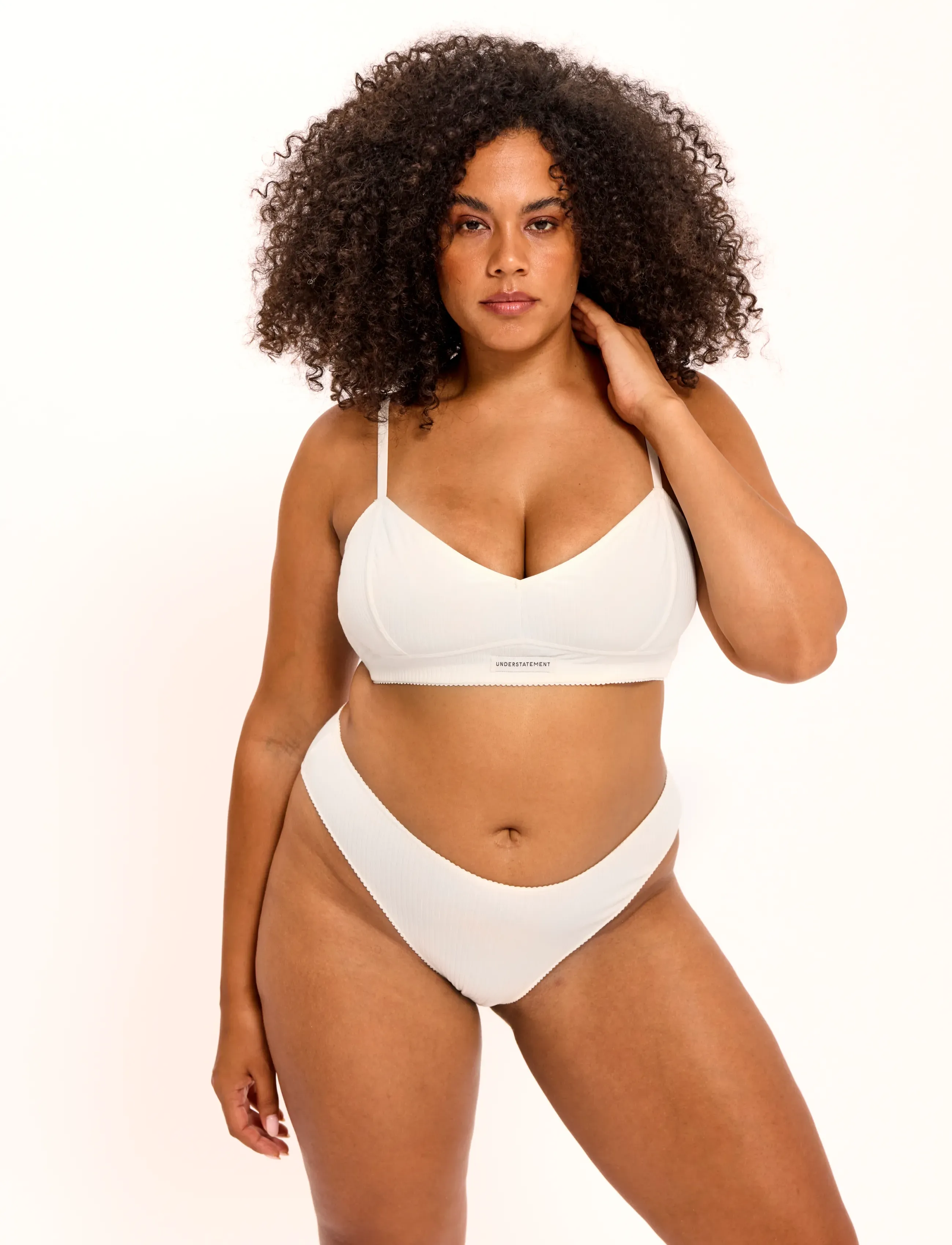 Understatement Underwear - Cotton Balconette - cream - 5