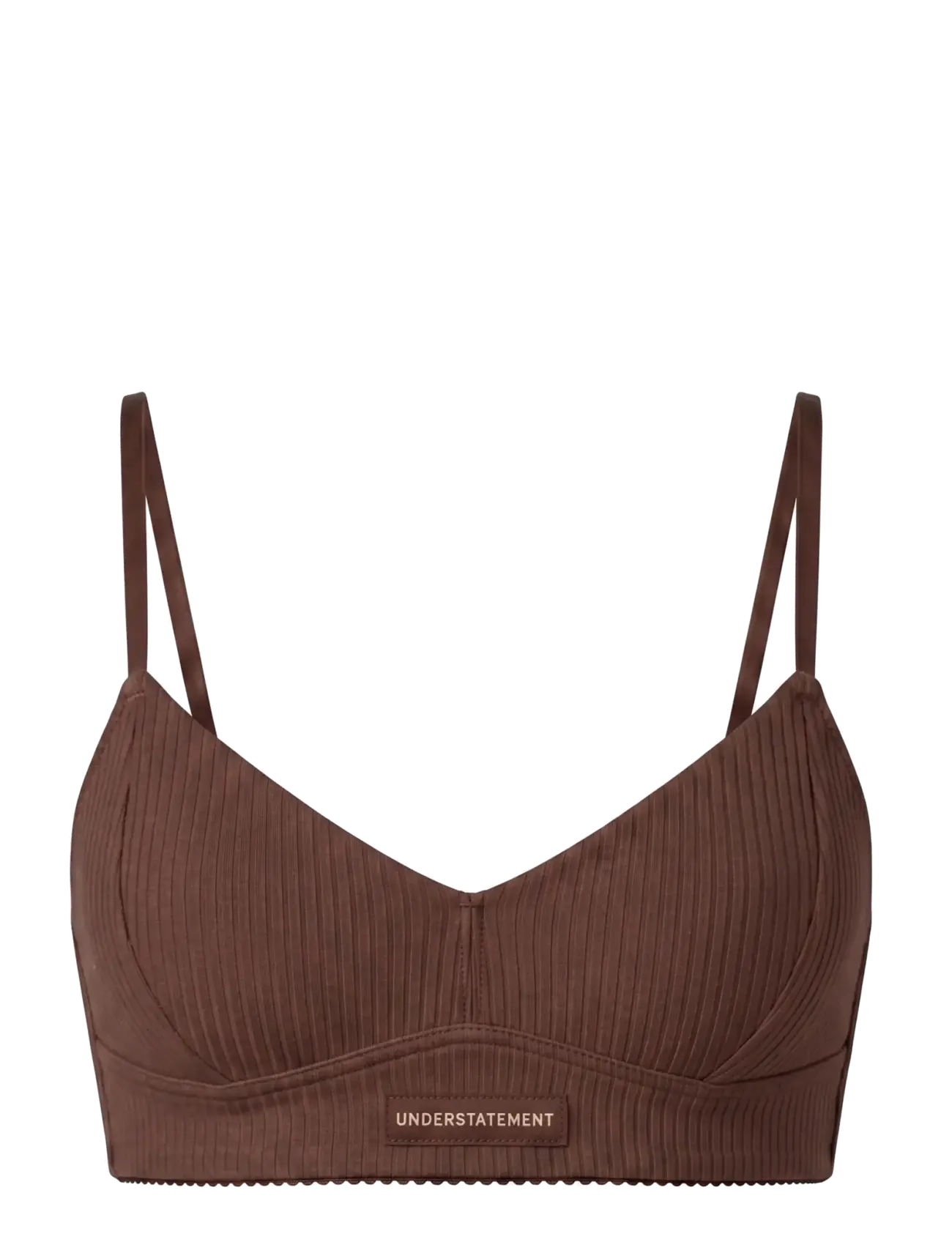 Understatement Underwear Cotton Balconette - Balconette BH'er - COFFEE / brown