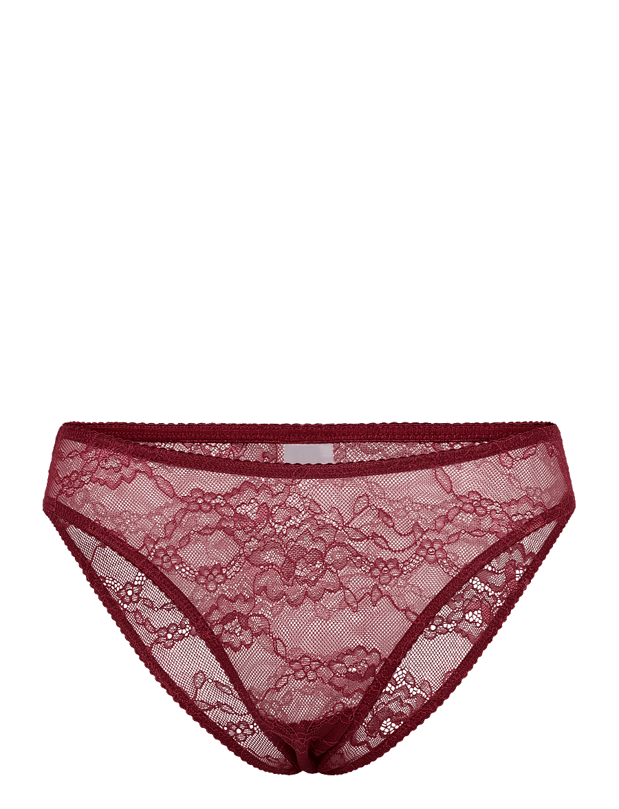 Understatement Underwear - Lace Midi Briefs - briefs - rumba red - 0