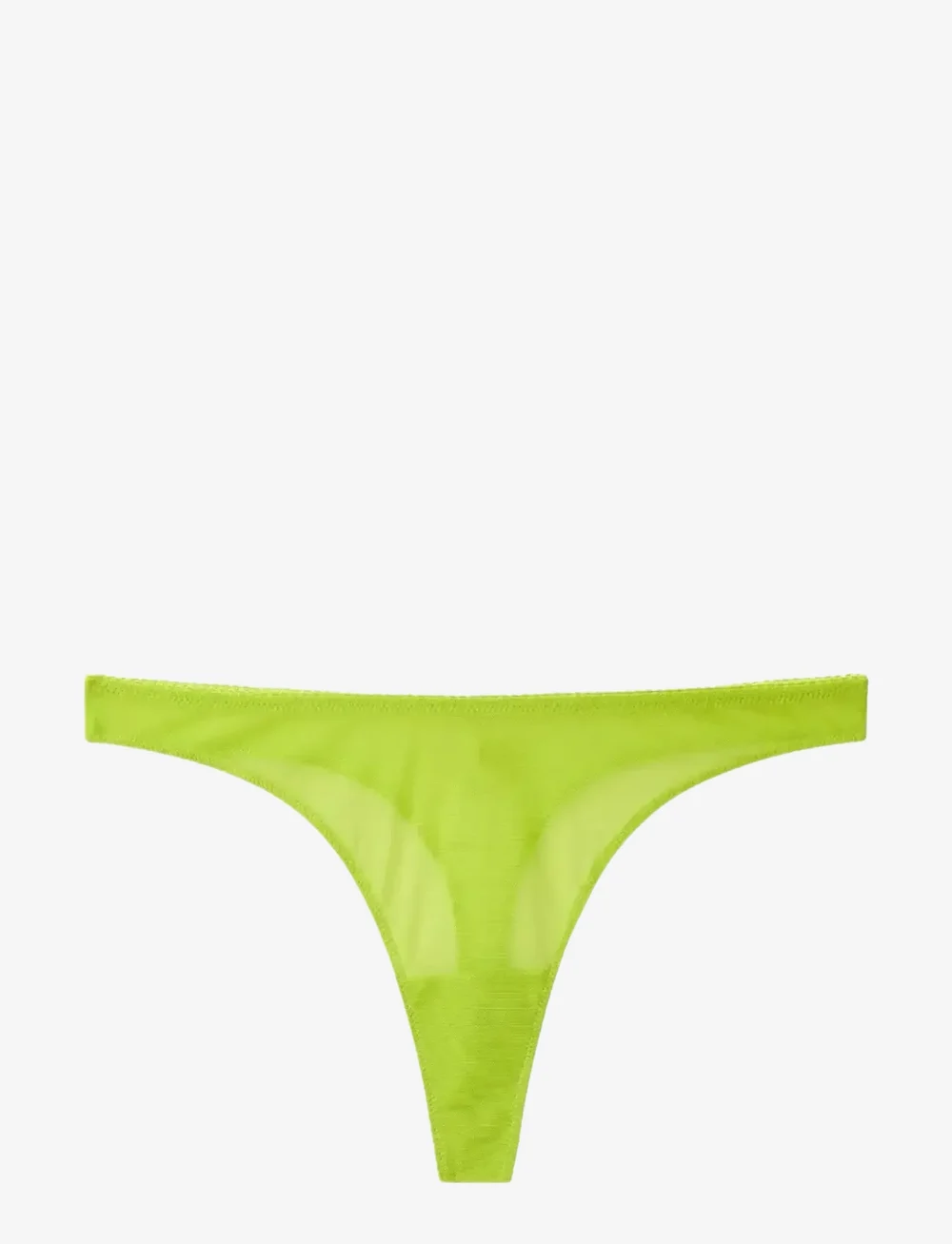 Understatement Underwear - Mesh Thong - stringid - zesty lime - 1