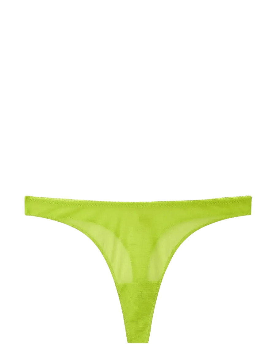 Understatement Underwear - Mesh Thong - stringid - zesty lime - 1