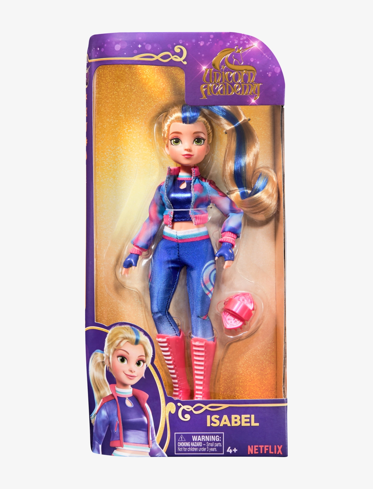 Unicorn Academy Unicorn Academy Fashion Doll 24 cm - Isabel, One Size, Multi/patterned, Dukker Og Tilbehør > Dukker, Børn