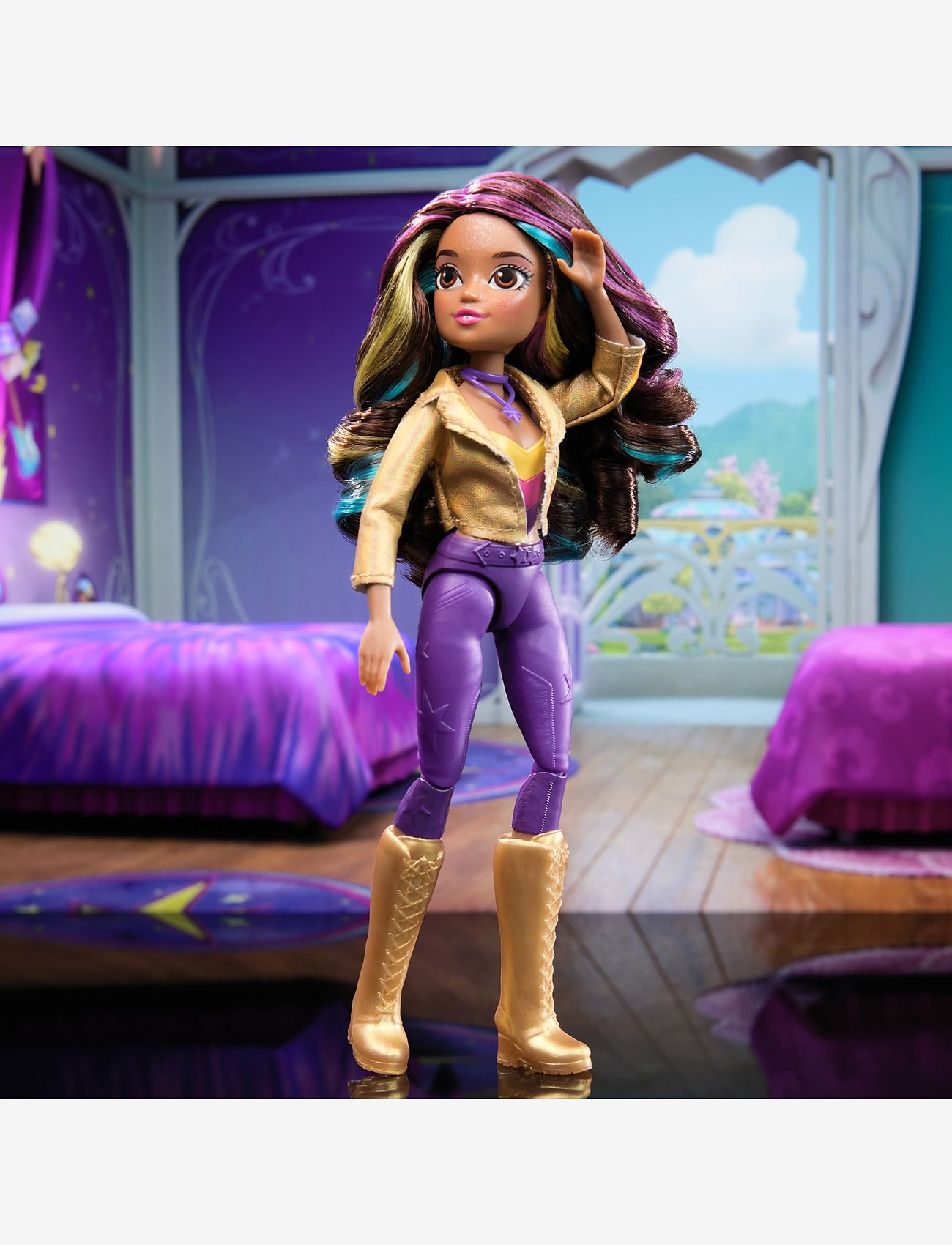 Unicorn Academy - Unicorn Academy Dlx Doll Sophia Masquerade 24 cm - dockor - multi - 3