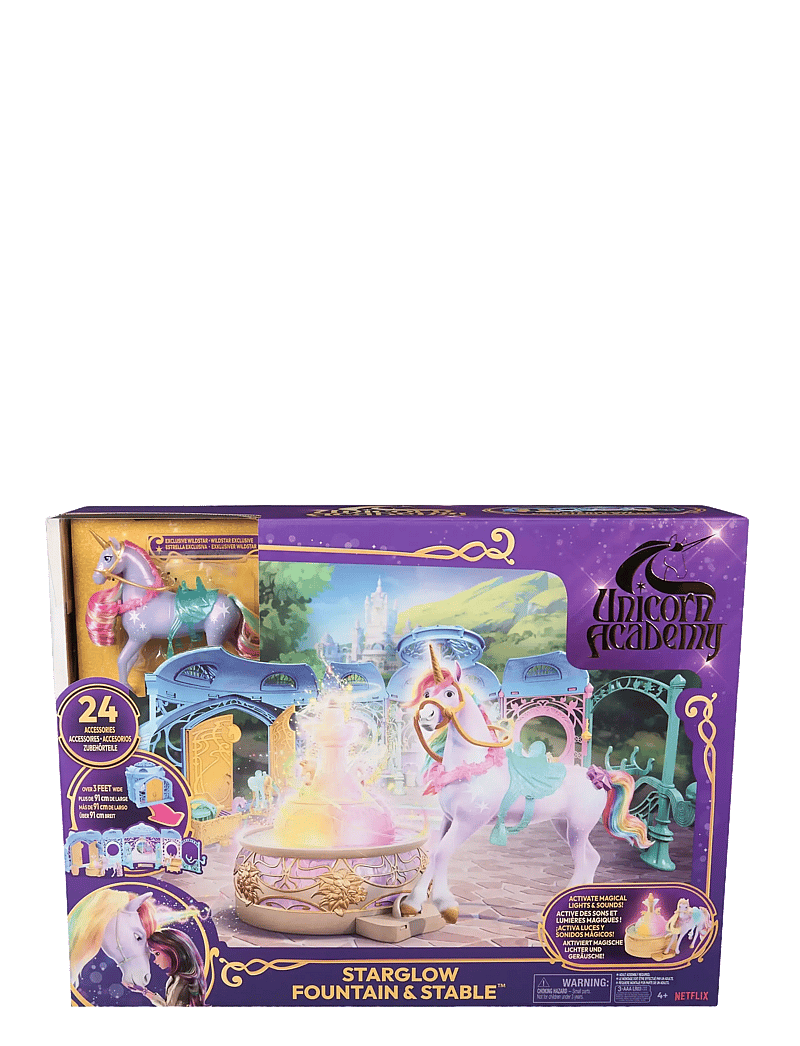 Unicorn Academy - Unicorn Academy Stable Playset w/ Wildstar - interaktive dyr - muti - 0