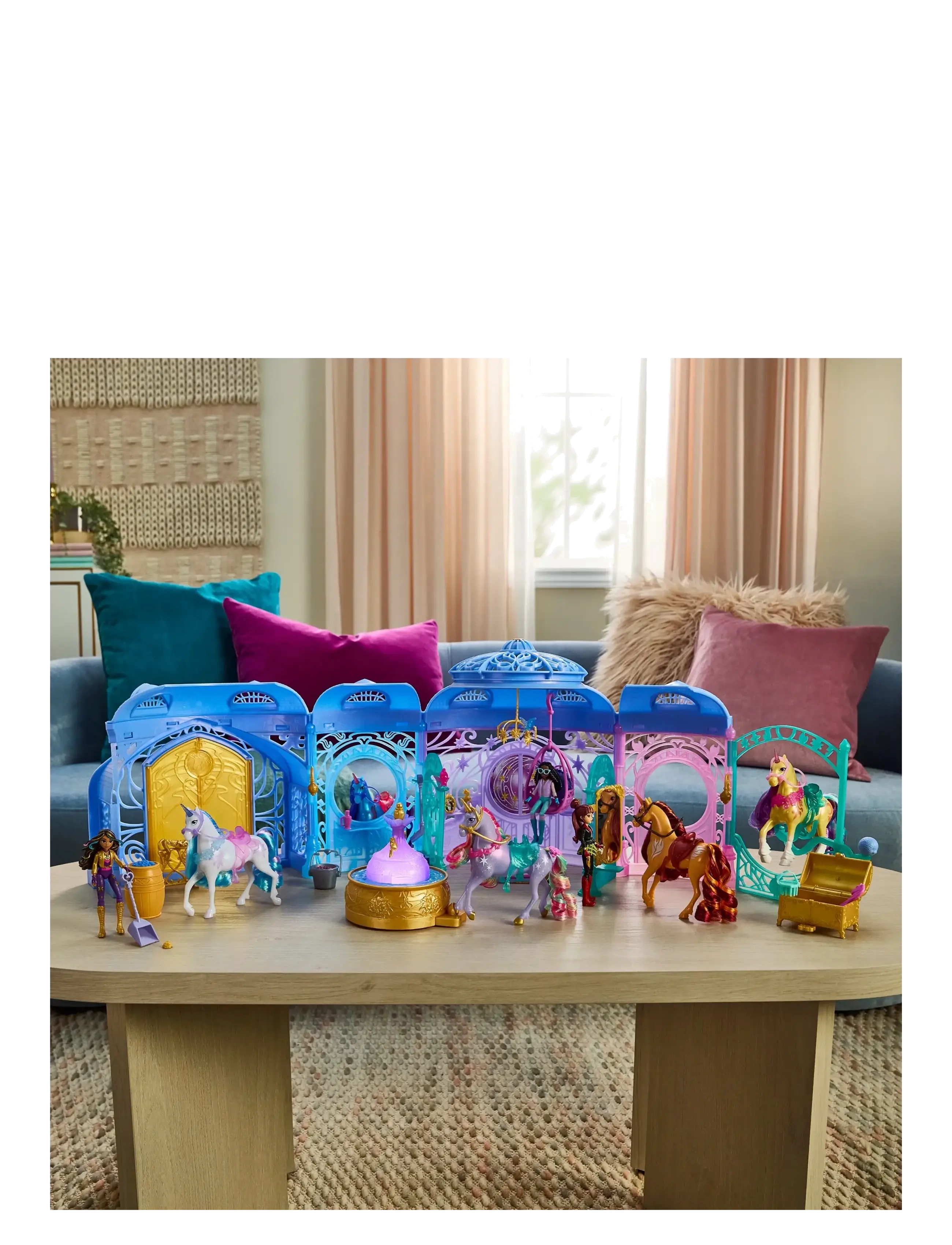 Unicorn Academy - Unicorn Academy Stable Playset w/ Wildstar - interaktiva djur - muti - 3
