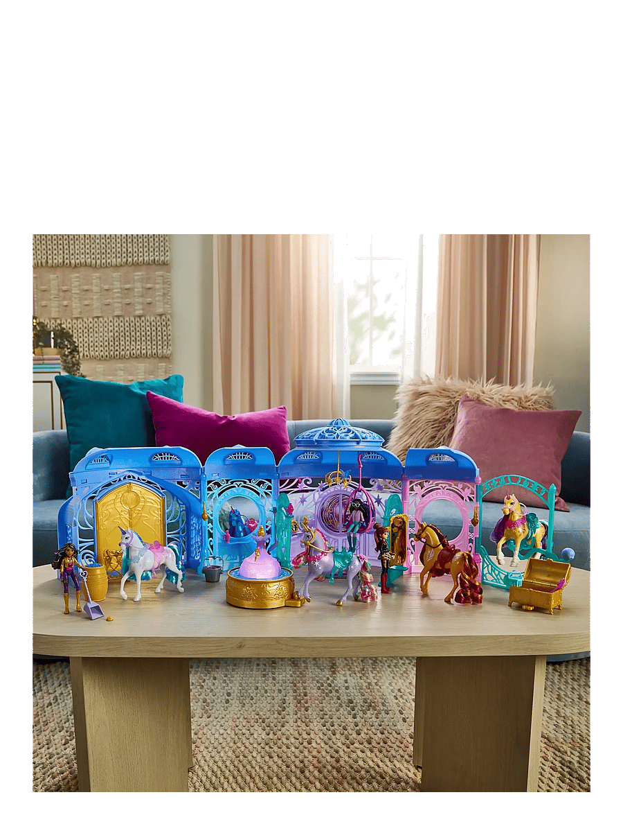 Unicorn Academy - Unicorn Academy Stable Playset w/ Wildstar - interaktiva djur - muti - 3