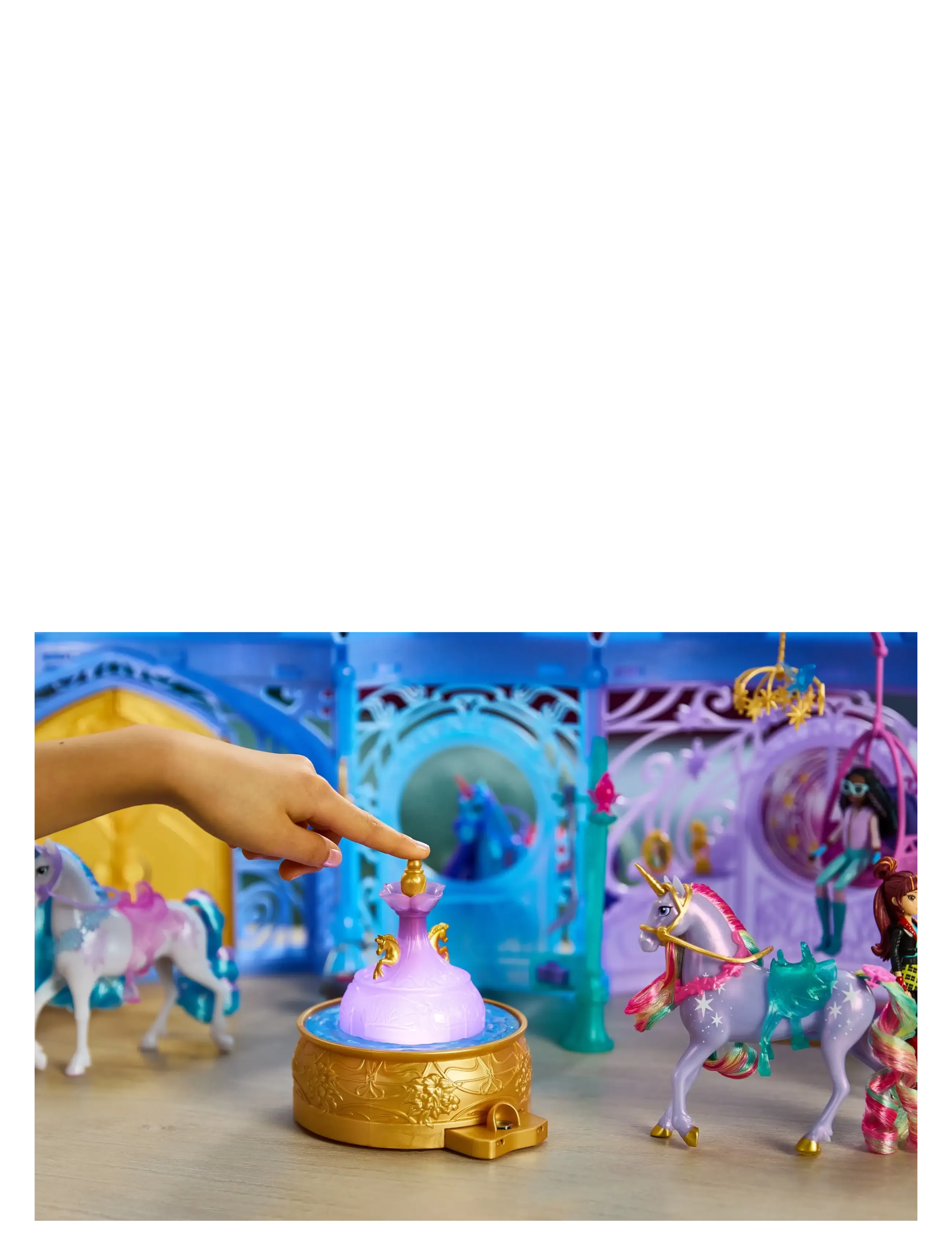 Unicorn Academy - Unicorn Academy Stable Playset w/ Wildstar - interaktiva djur - muti - 5