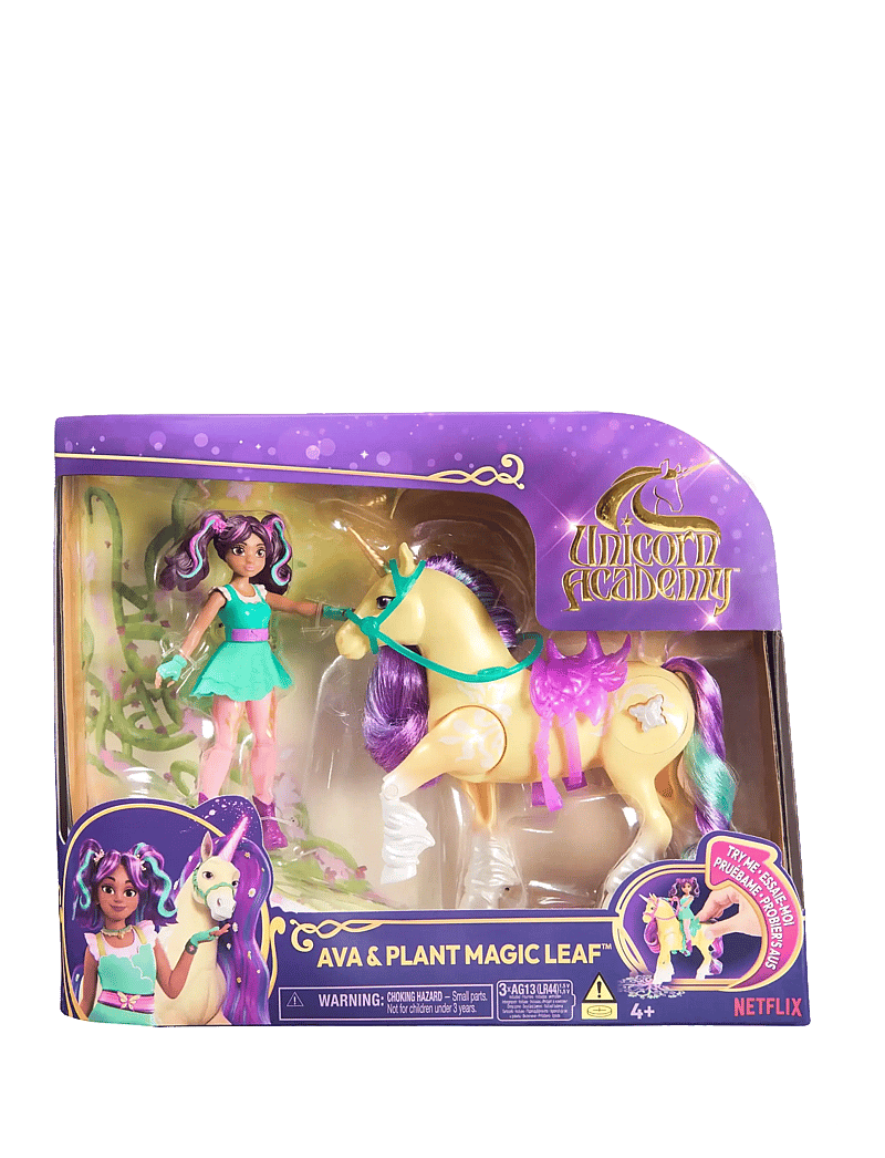 Unicorn Academy - Unicorn Academy Doll Ava & Plant Magic Leaf - film & sagofigurer - muti - 0