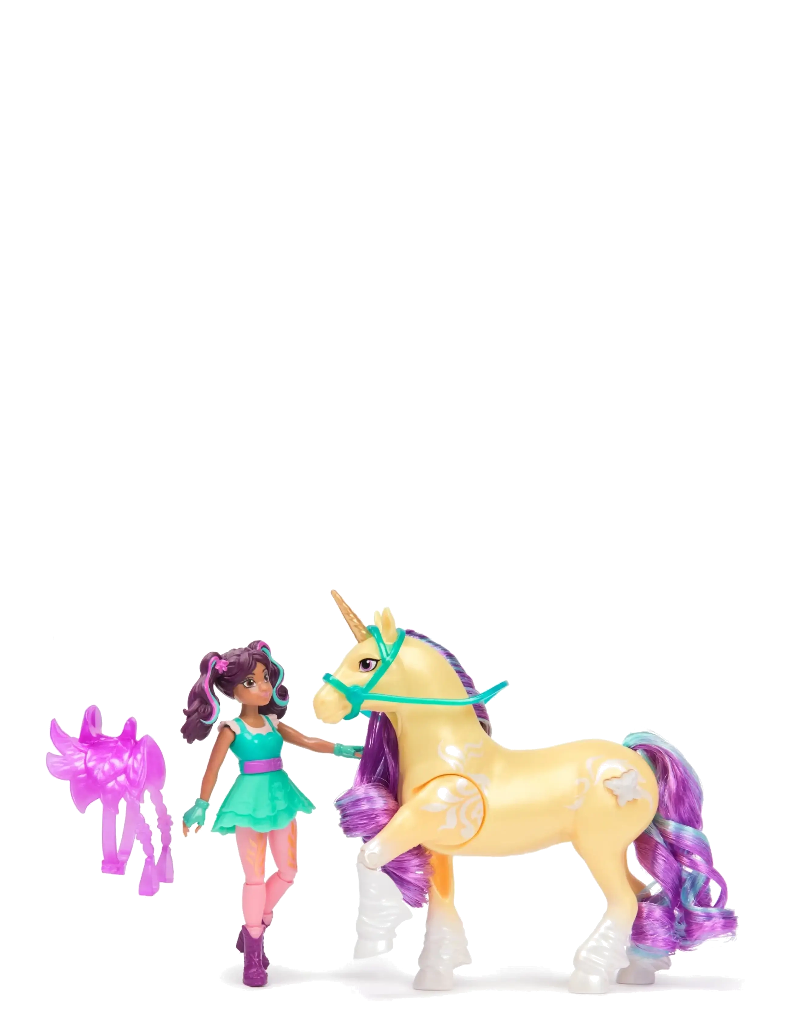 Unicorn Academy - Unicorn Academy Doll Ava & Plant Magic Leaf - film- & eventyrsfigurer - muti - 1